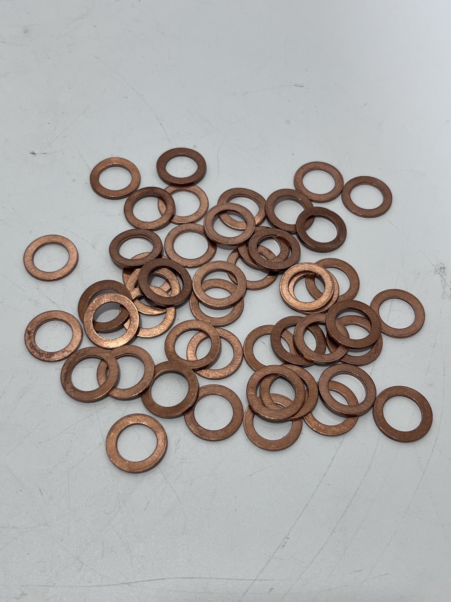 Bakır Conta 12,3x18,6x1mm (47 Adet) Bakır Conta 12,3x18,6x1mm (47 Adet)