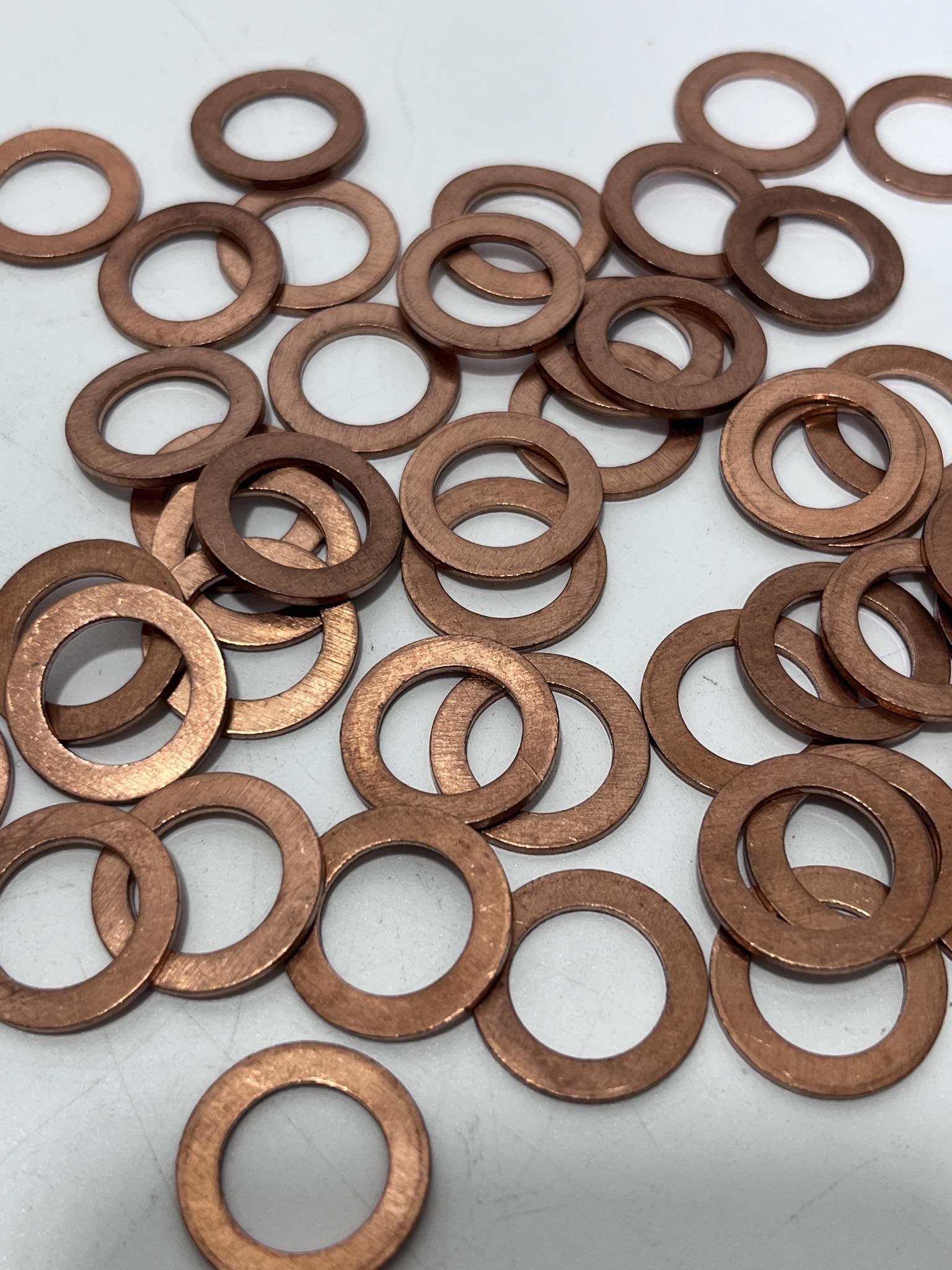 Bakır Conta 12,3x18,6x1mm (47 Adet) Bakır Conta 12,3x18,6x1mm (47 Adet)