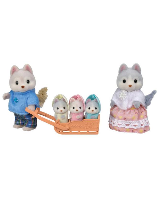 Calico Critters Husky Ailesi Figür Oyuncak Seti Calico Critters Husky Ailesi Figür Oyuncak Seti