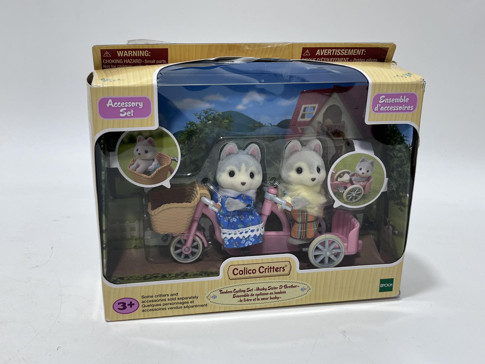 Calico Critters Husky Tandem Cycling Set Figür Oyunca Seti Calico Critters Husky Tandem Cycling Set Figür Oyunca Seti