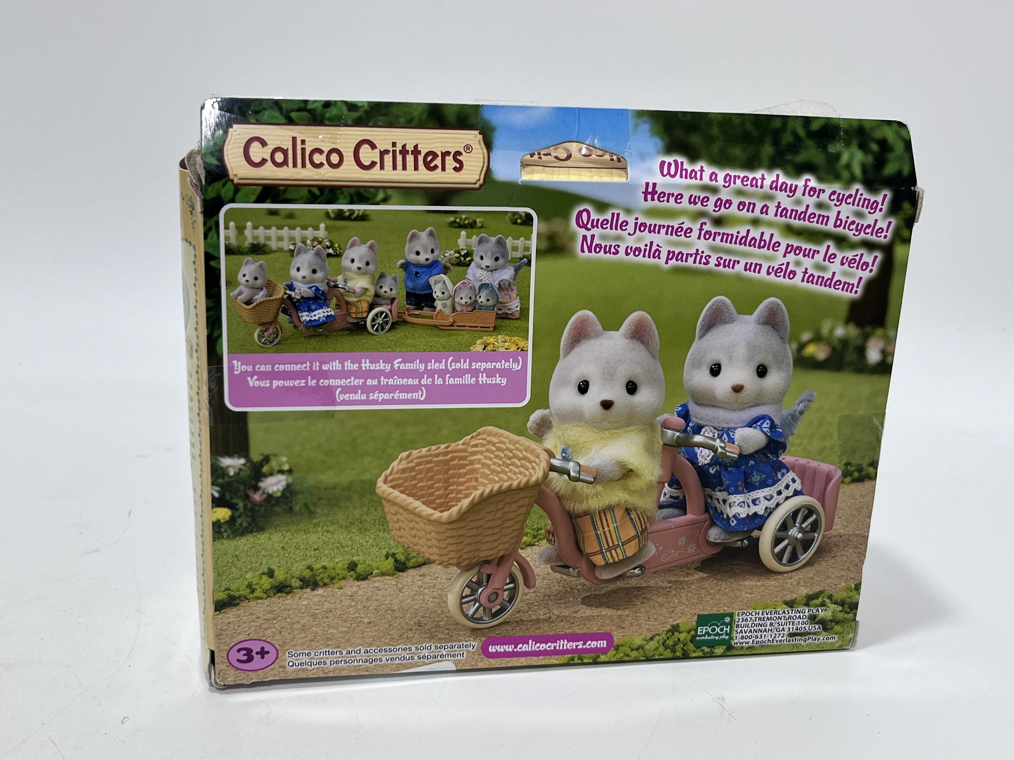 Calico Critters Husky Tandem Cycling Set Figür Oyunca Seti Calico Critters Husky Tandem Cycling Set Figür Oyunca Seti