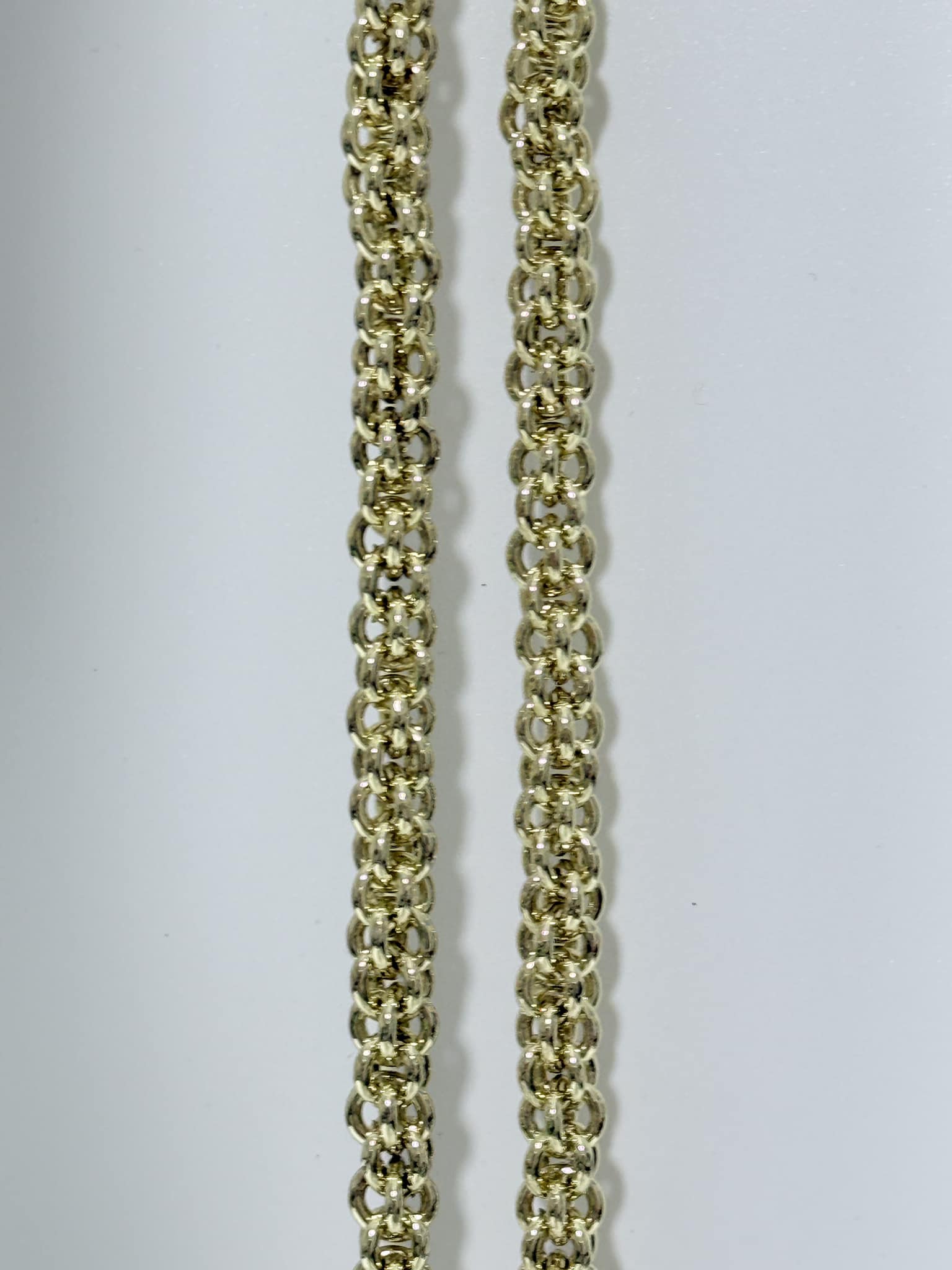 Çift Halkalı Çanta Askı Zinciri 120cm (Light Gold) Çift Halkalı Çanta Askı Zinciri 120cm (Light Gold)