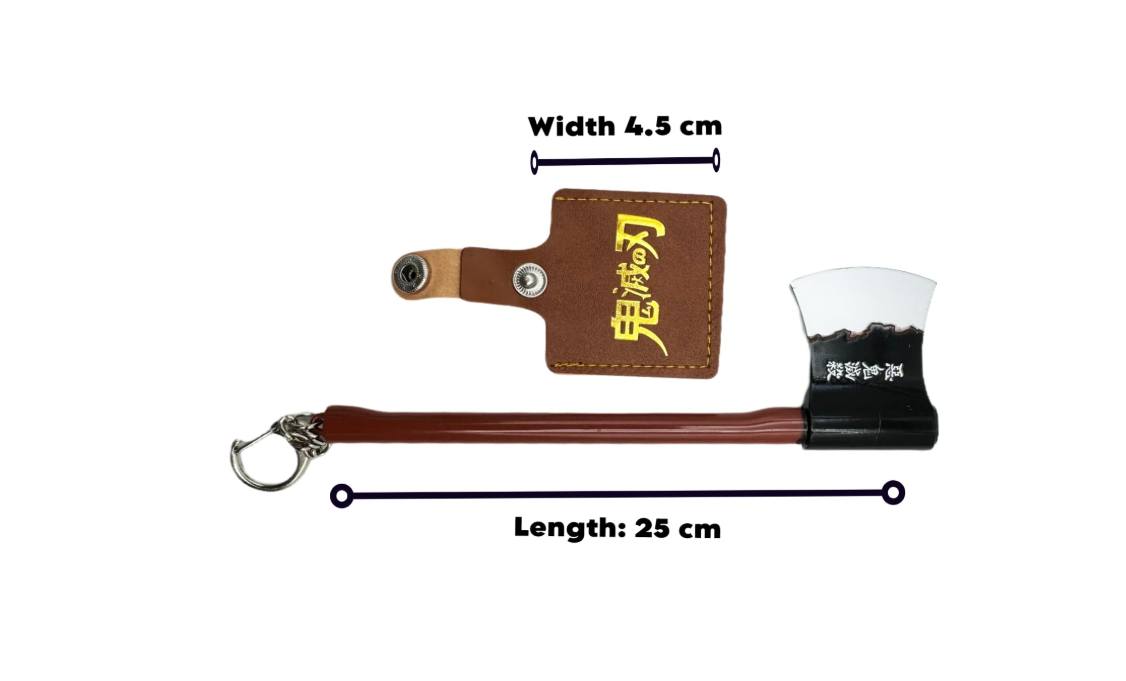 Demon Slayer Inspired Katana Dekoratif Balta 15cm Demon Slayer Inspired Katana Dekoratif Balta 15cm