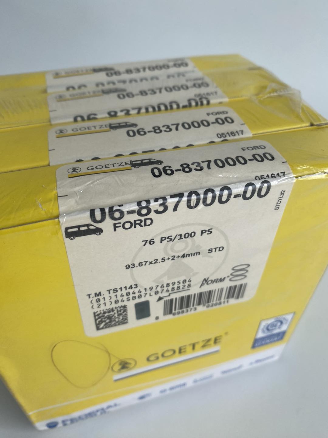 Goetze 06-837000-00 Ford Transit Dizel Motor Segman Takımı Goetze 06-837000-00 Ford Transit Dizel Motor Segman Takımı