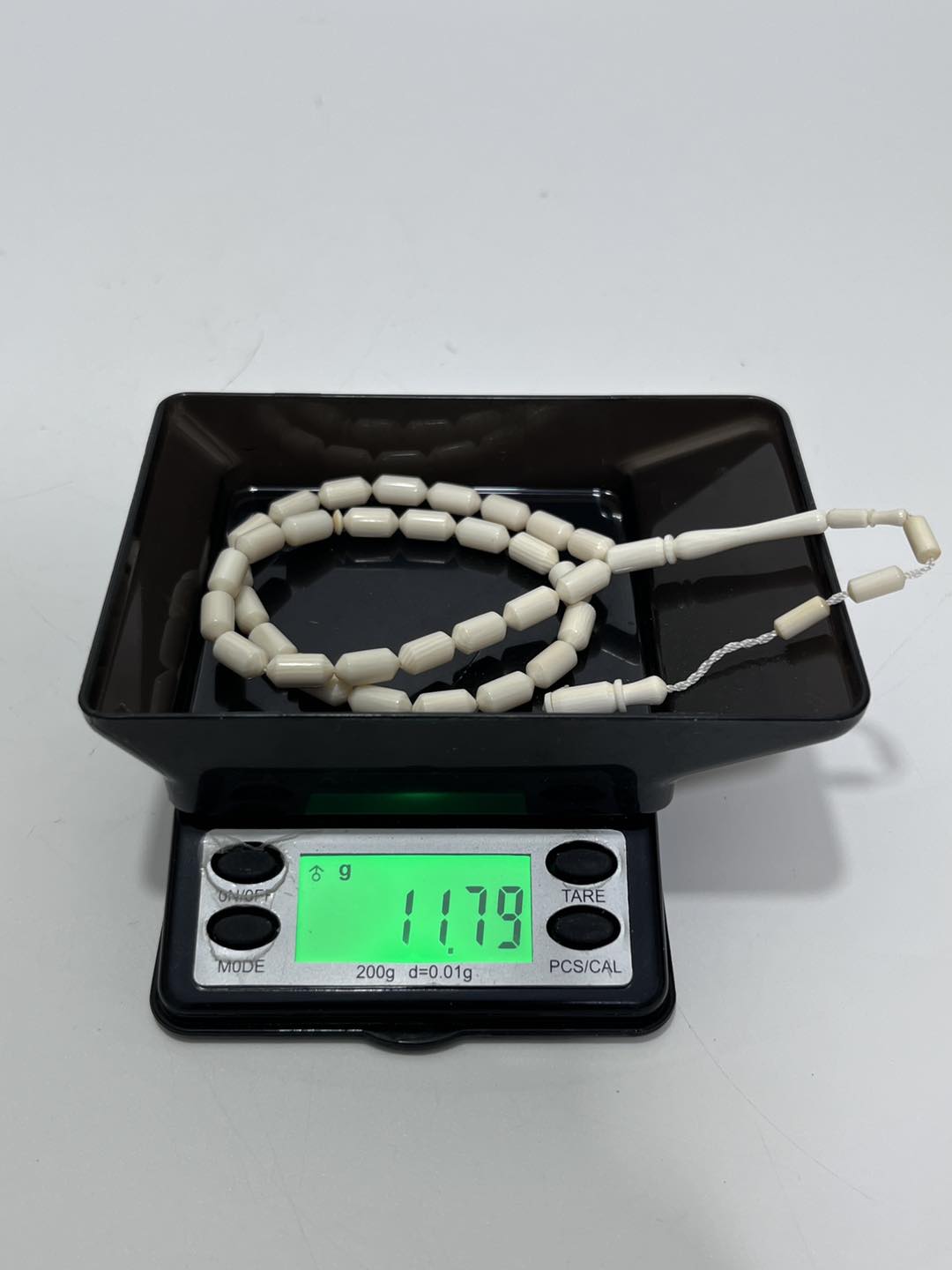 Kesme Fildişi Tesbih 11,78 Gram - Koleksiyonluk Fil Dişi Tespih Kesme Fildişi Tesbih 11,78 Gram - Koleksiyonluk Fil Dişi Tespih
