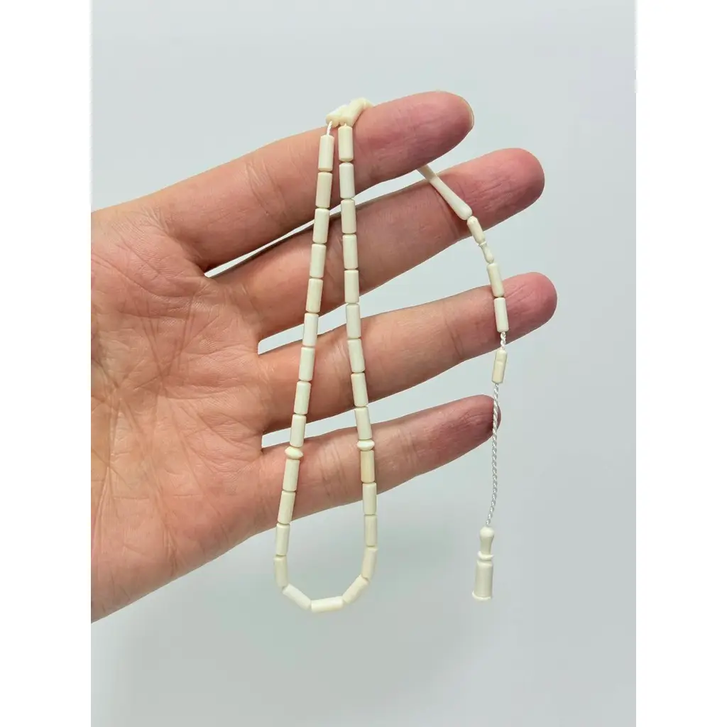 Kesme Fildişi Tesbih 4,90 Gram - Koleksiyonluk Fil Dişi Tespih (F058)