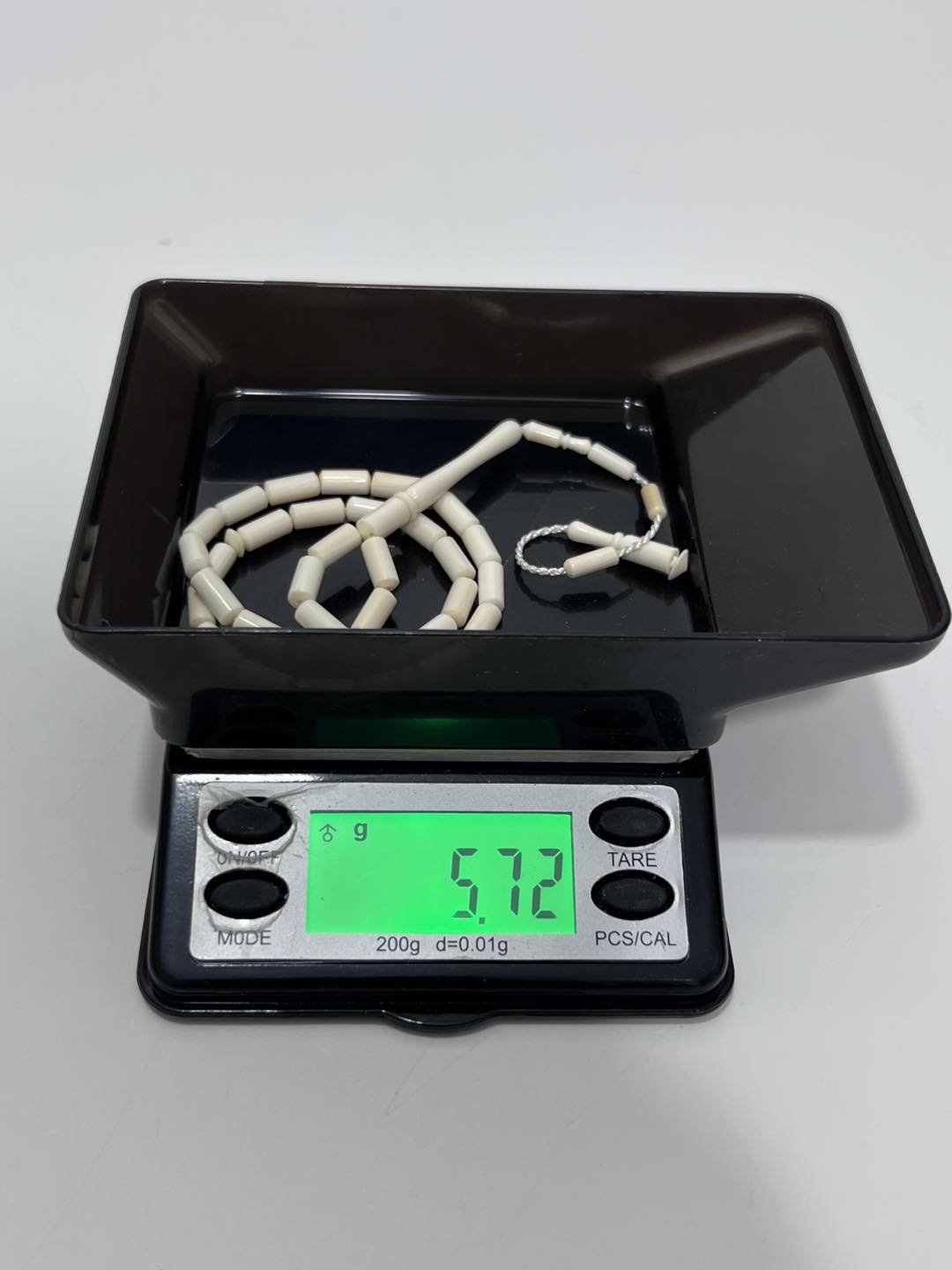 Kesme Fildişi Tesbih 5,71 Gram - Koleksiyonluk Fil Dişi Tespih Kesme Fildişi Tesbih 5,71 Gram - Koleksiyonluk Fil Dişi Tespih