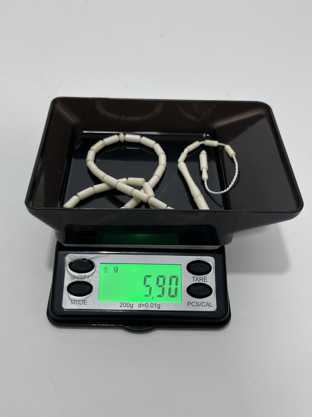 Kesme Fildişi Tesbih 5,89 Gram - Koleksiyonluk Fil Dişi Tespih Kesme Fildişi Tesbih 5,89 Gram - Koleksiyonluk Fil Dişi Tespih