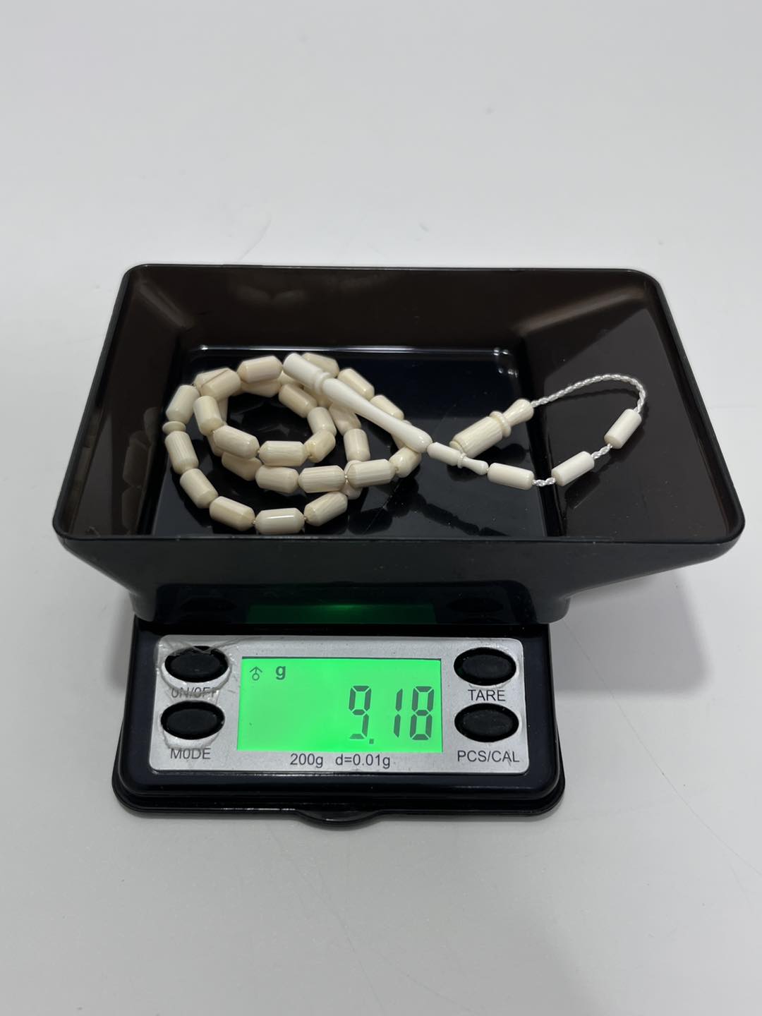 Kesme Fildişi Tesbih 9,17 Gram - Koleksiyonluk Fil Dişi Tespih Kesme Fildişi Tesbih 9,17 Gram - Koleksiyonluk Fil Dişi Tespih