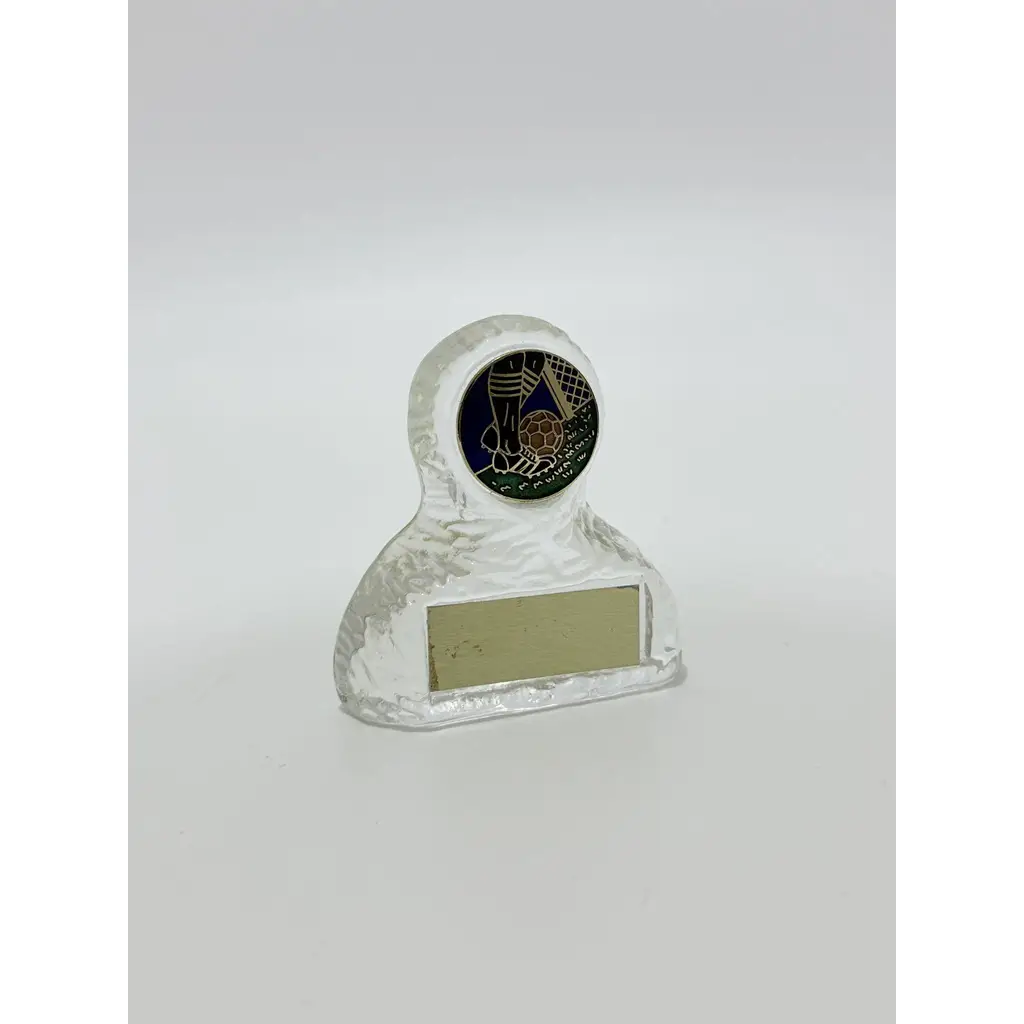 Kristal Cam Futbol Plaketi 7x6,5x2cm