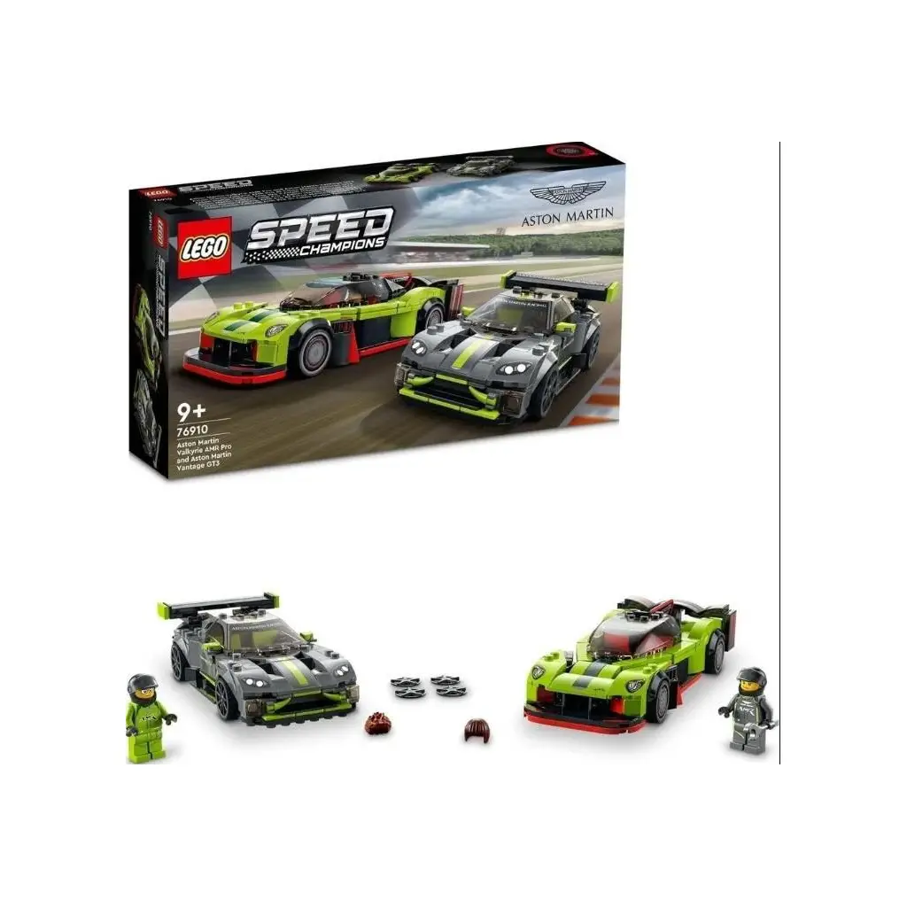 Lego Speed Champions Aston Martin Valkyrie AMR Pro ve Aston Martin Vantage GT3 76910 (592 Parça)