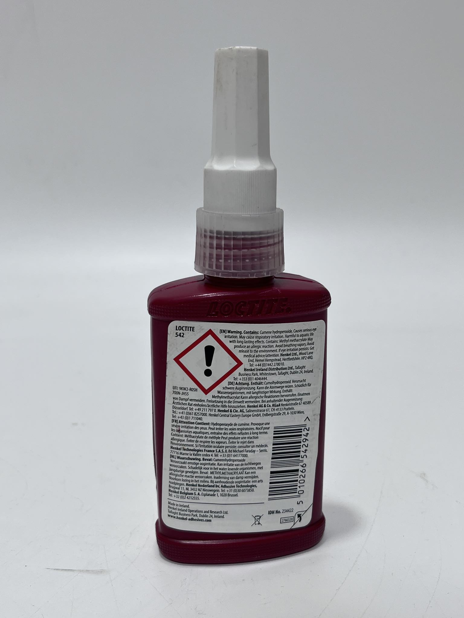 Loctite 542 Boru ve Dişli Sızdırmazlık 50Ml Loctite 542 Boru ve Dişli Sızdırmazlık 50Ml