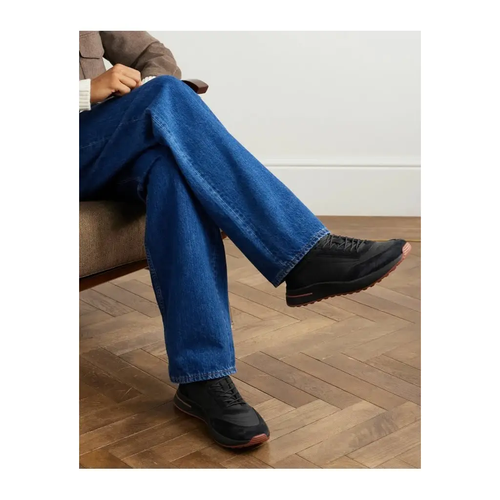 Loro Piana Weekend Walk Evo Suede Sneaker 43 Numara