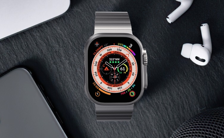 Lululook Apple Watch Ultra Titanyum Saat Kordonu 49mm Lululook Apple Watch Ultra Titanyum Saat Kordonu 49mm