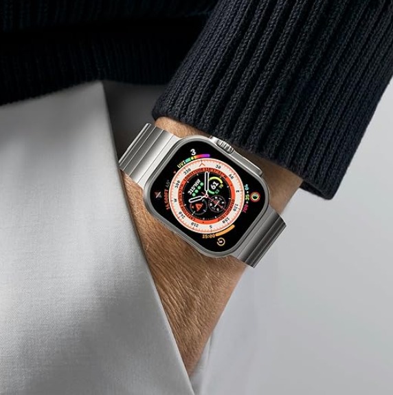 Lululook Apple Watch Ultra Titanyum Saat Kordonu 49mm Lululook Apple Watch Ultra Titanyum Saat Kordonu 49mm