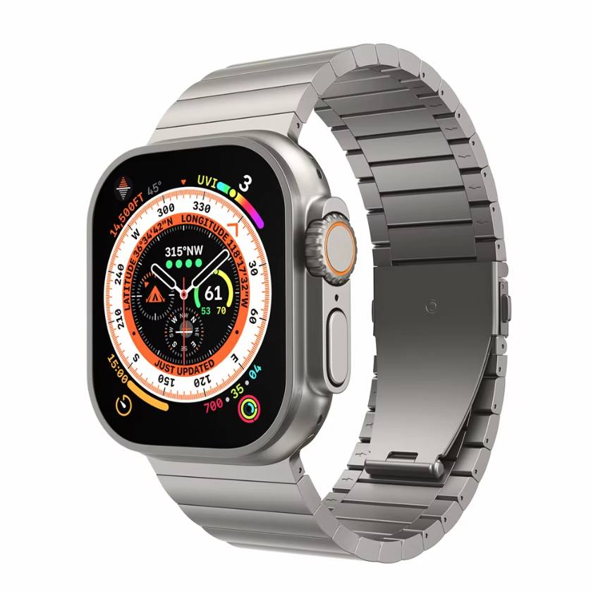 Lululook Apple Watch Ultra Titanyum Saat Kordonu 49mm Lululook Apple Watch Ultra Titanyum Saat Kordonu 49mm