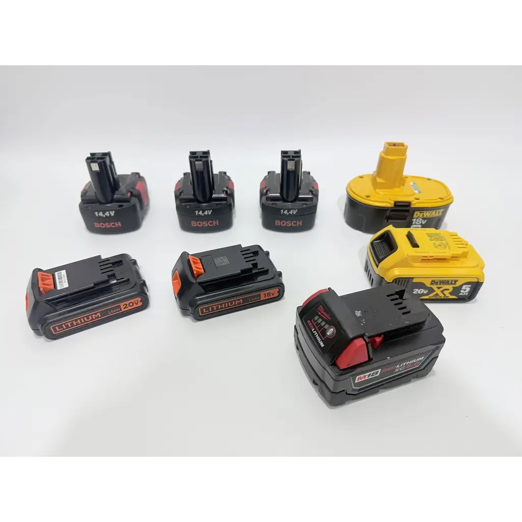 Milwaukee Dewalt Black Decker Matkap Aküsü 8 Adet (ARIZALI-007)