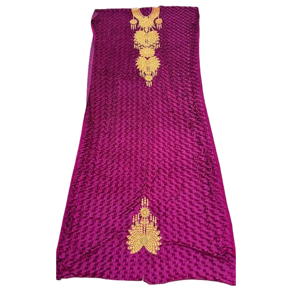 Nakış İşlemeli Kadife Elbiselik Kumaş 300X150cm 0015