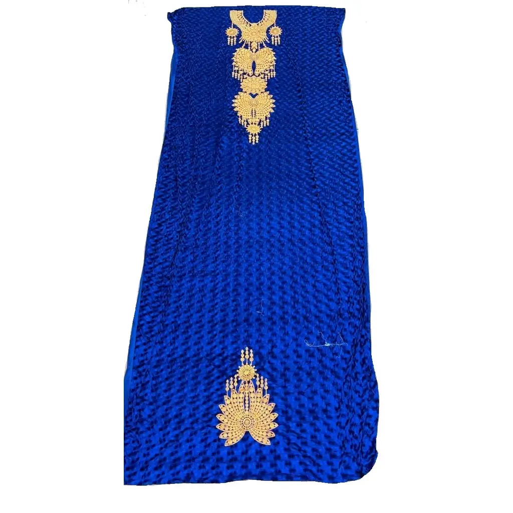 Nakış İşlemeli Kadife Elbiselik Kumaş 300x150cm 008