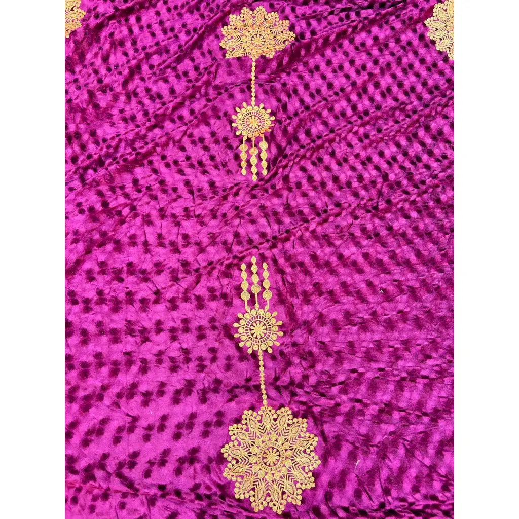 Nakış İşlemeli Kadife Elbiselik Kumaş 500x150cm 003