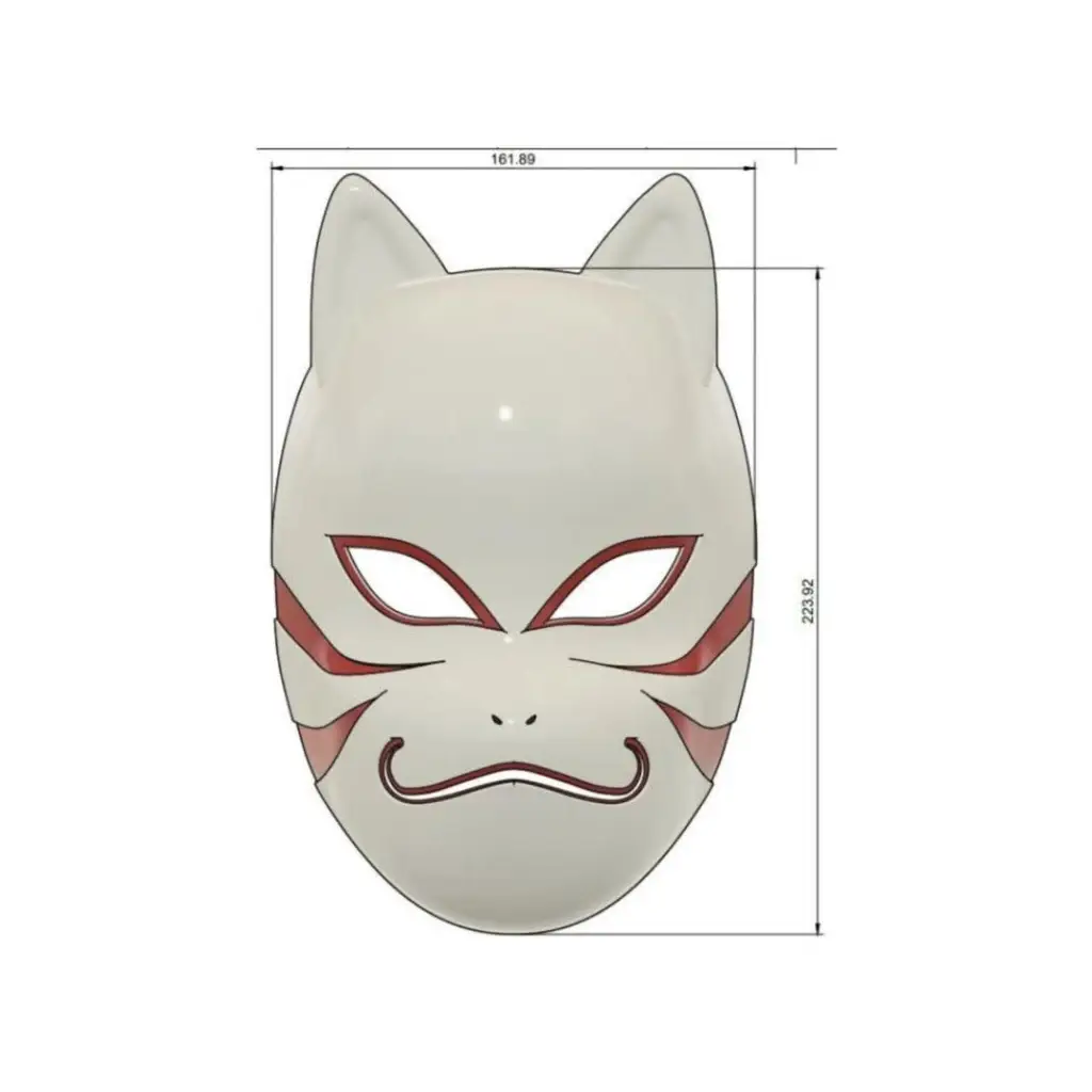 Naruto Kakashi Anbu Maskesi