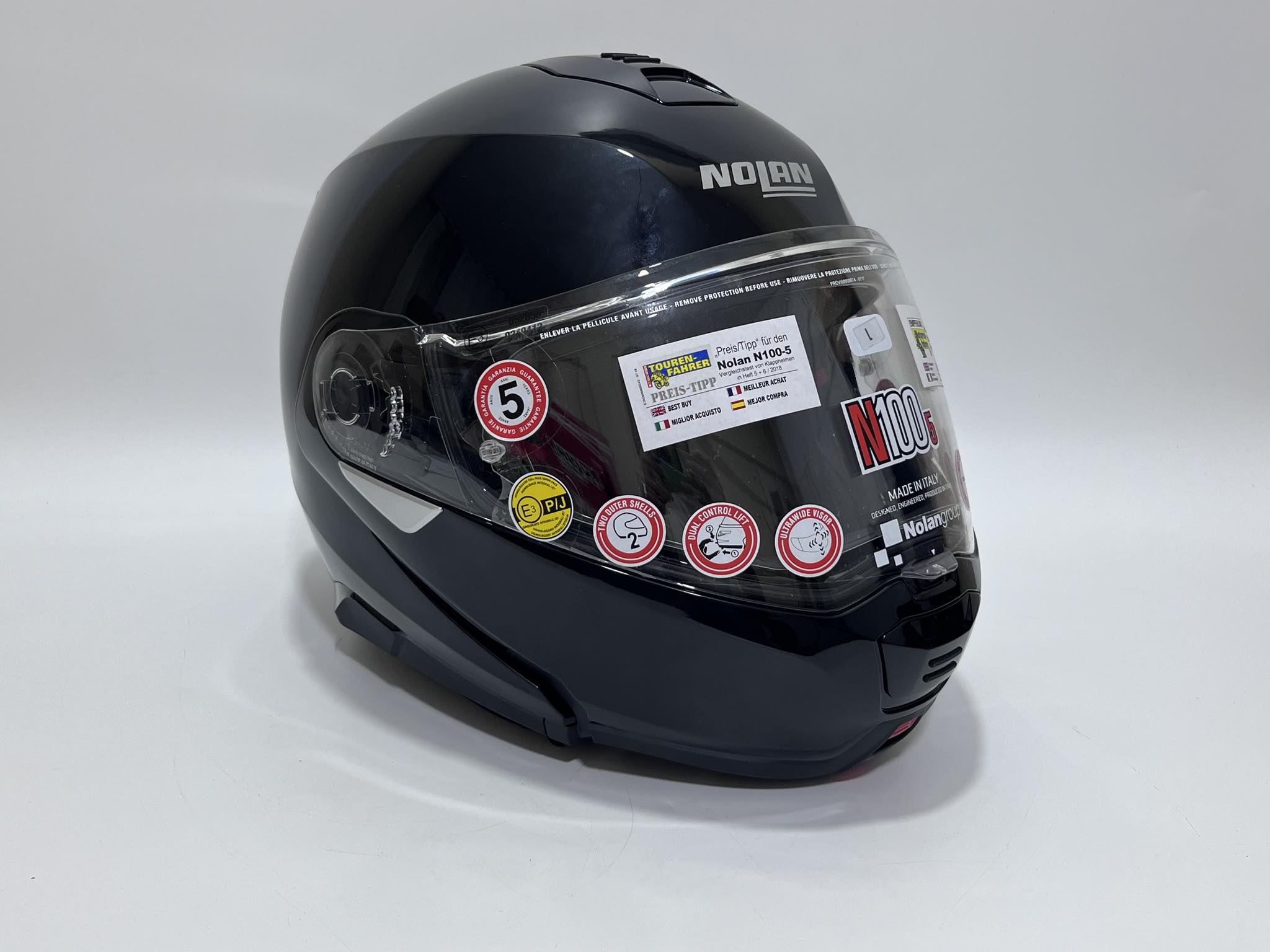 Nolan N100-5 Classic N-Com Çene Açılır Kask L Beden Nolan N100-5 Classic N-Com Çene Açılır Kask L Beden