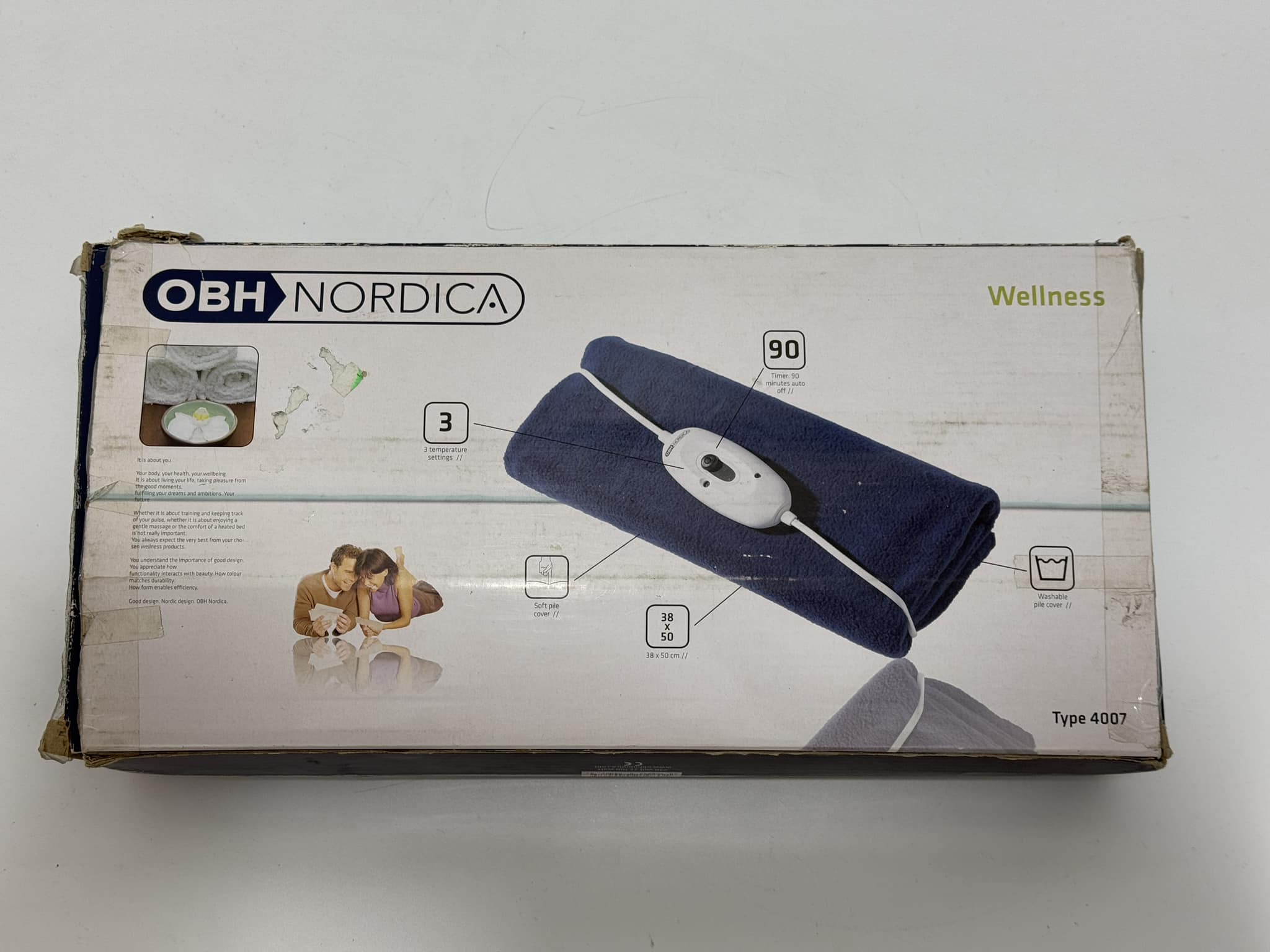 Obh Nordica Isı Yastığı Heating Pad 50x38cm Obh Nordica Isı Yastığı Heating Pad 50x38cm