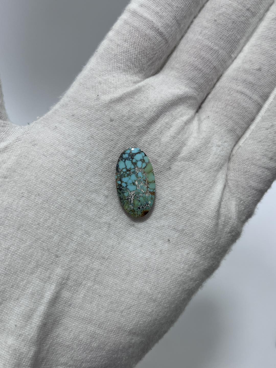 Okyanus Temalı Doğal Kabaşon Firuze Taşı 12,3 Karat - Turkuaz Taşı 2,48 Gram Okyanus Temalı Doğal Kabaşon Firuze Taşı 12,3 Karat - Turkuaz Taşı 2,48 Gram