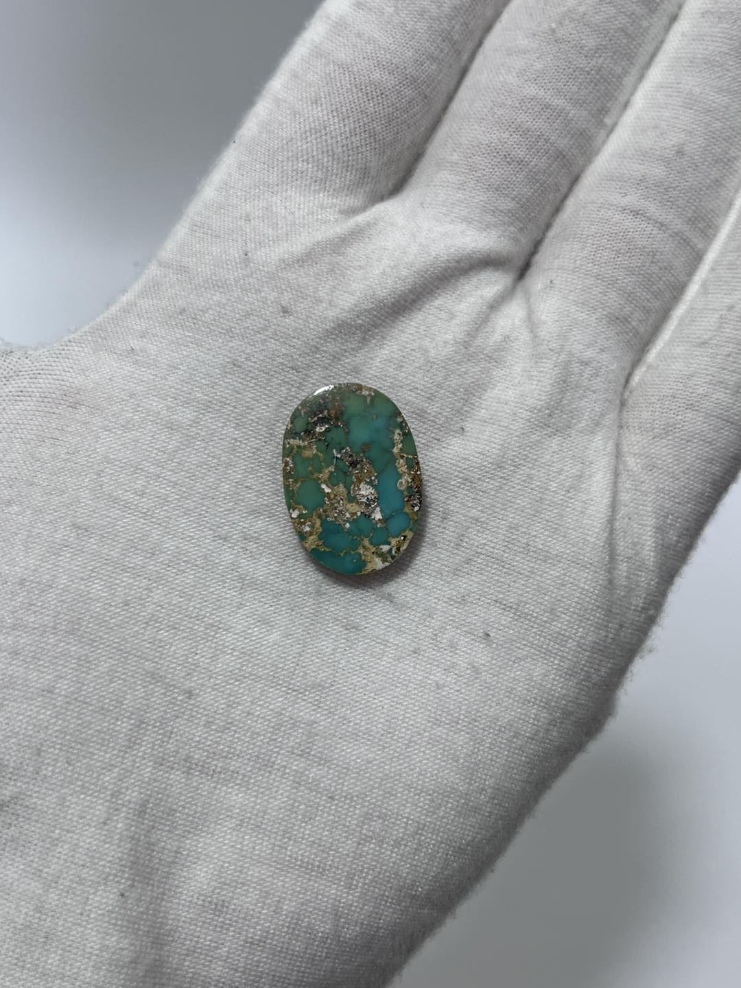 Okyanus Temalı Doğal Kabaşon Firuze Taşı 14,5 Karat - Turkuaz Taşı 2,95 Gram Okyanus Temalı Doğal Kabaşon Firuze Taşı 14,5 Karat - Turkuaz Taşı 2,95 Gram