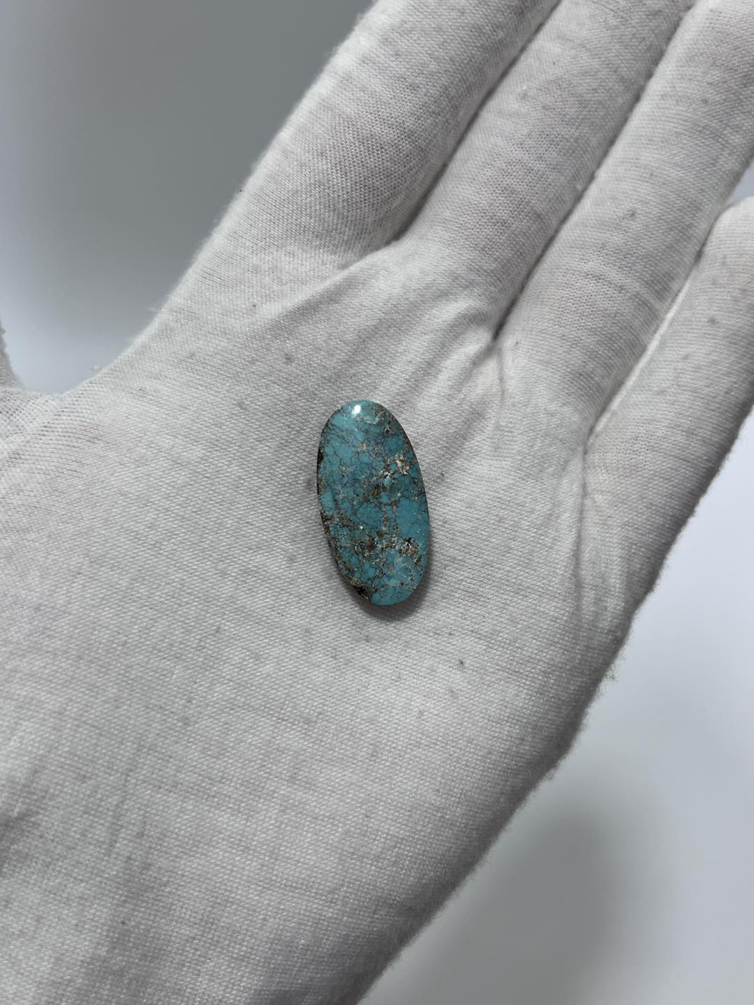 Okyanus Temalı Doğal Kabaşon Firuze Taşı 18,3 Karat - Turkuaz Taşı 3,67 Gram Okyanus Temalı Doğal Kabaşon Firuze Taşı 18,3 Karat - Turkuaz Taşı 3,67 Gram