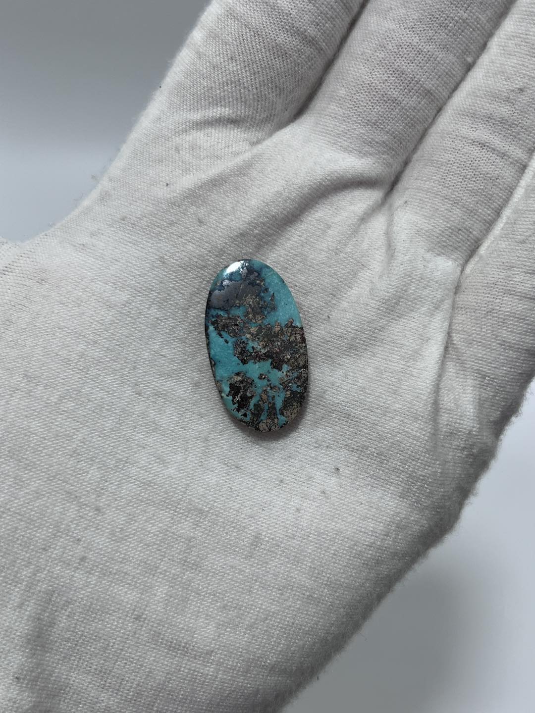 Okyanus Temalı Doğal Kabaşon Firuze Taşı 20,1 Karat - Turkuaz Taşı 4,02 Gram Okyanus Temalı Doğal Kabaşon Firuze Taşı 20,1 Karat - Turkuaz Taşı 4,02 Gram