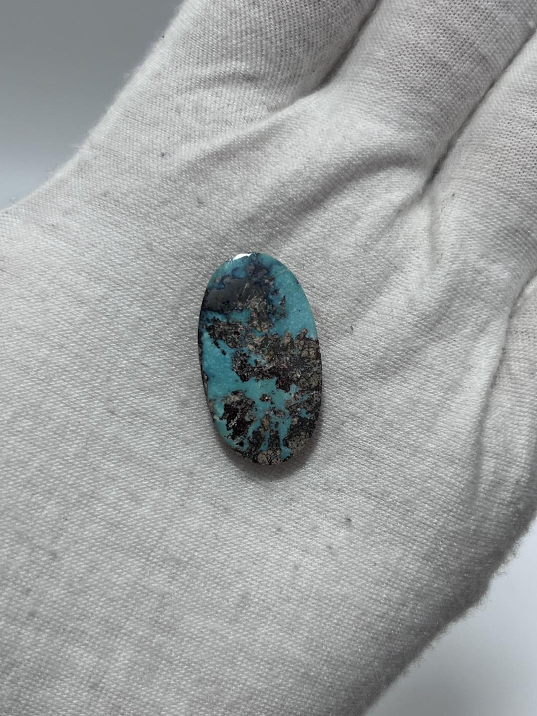 Okyanus Temalı Doğal Kabaşon Firuze Taşı 20,1 Karat - Turkuaz Taşı 4,02 Gram Okyanus Temalı Doğal Kabaşon Firuze Taşı 20,1 Karat - Turkuaz Taşı 4,02 Gram