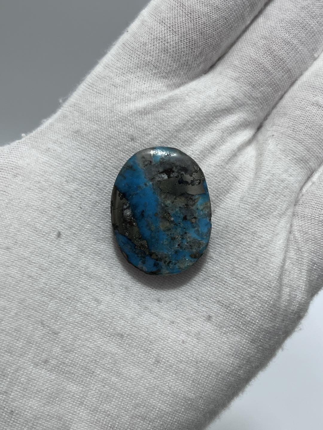 Okyanus Temalı Doğal Kabaşon Firuze Taşı 46,9 Karat - Turkuaz Taşı 9,39 Gram Okyanus Temalı Doğal Kabaşon Firuze Taşı 46,9 Karat - Turkuaz Taşı 9,39 Gram