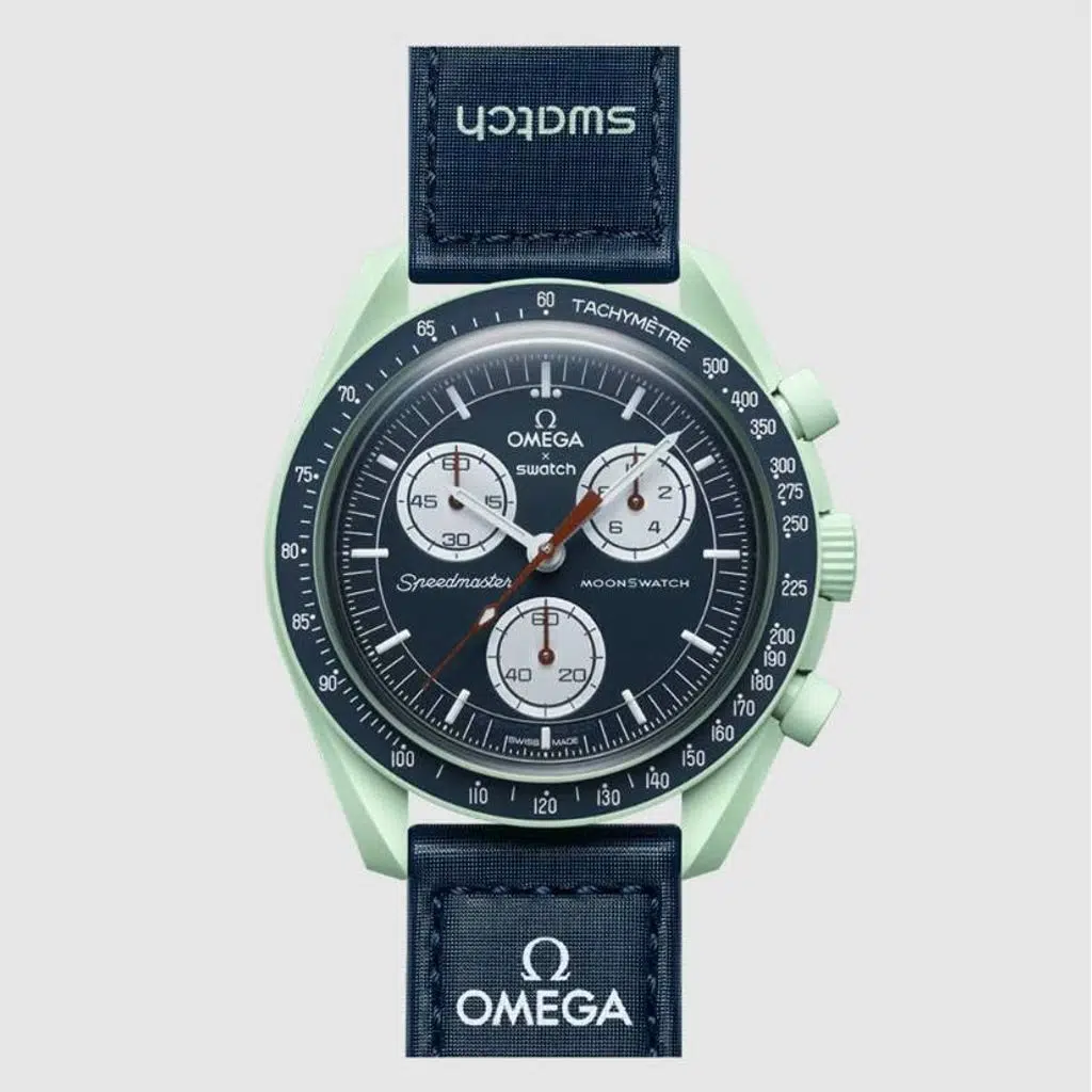 Omega X Swatch Bioceramic Moonswatch Mission To Earth Kol Saati