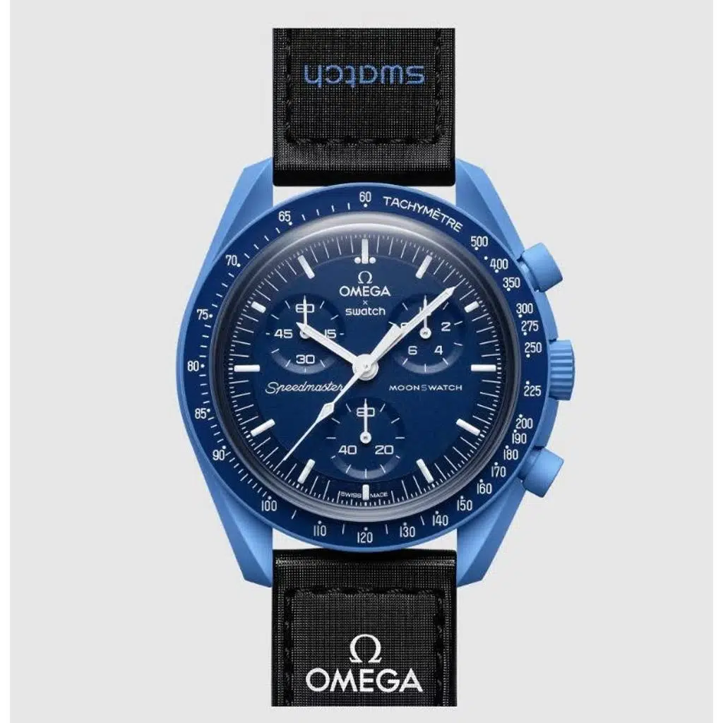 Omega X Swatch Bioceramic Moonswatch Mission To Neptune Kol Saati