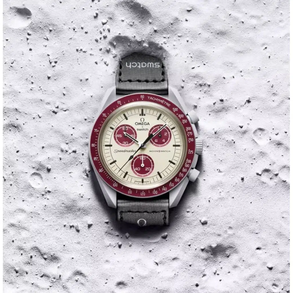 Omega X Swatch Bioceramic Moonswatch Mission To Pluto Kol Saati