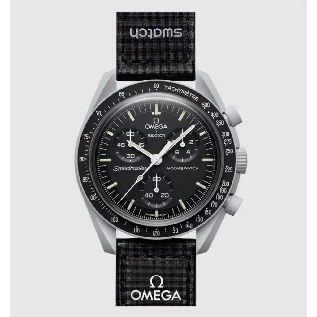 Omega X Swatch Bioceramic Moonswatch Mission To The Moon Kol Saati