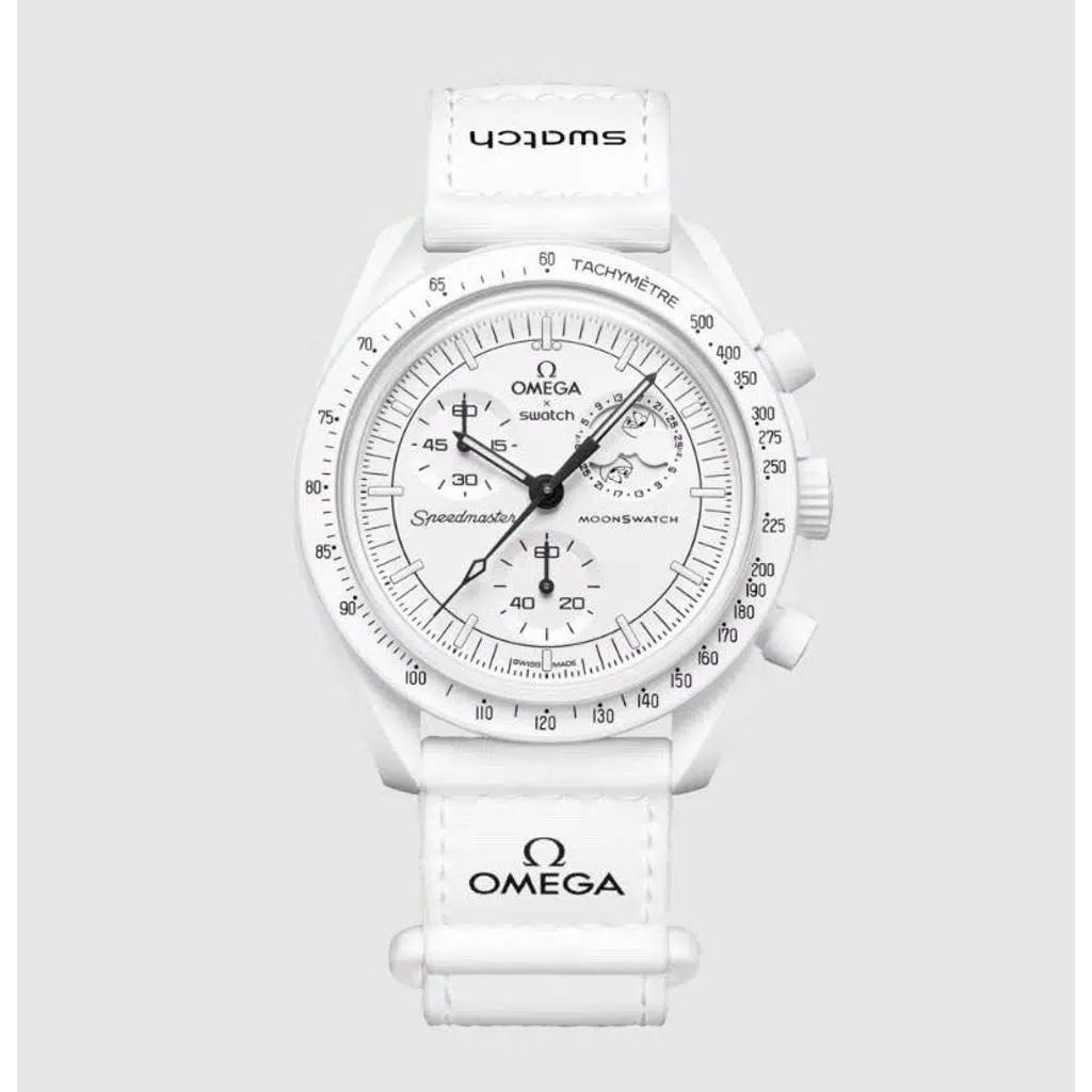 Omega X Swatch Bioceramic Moonswatch Mission To The Moonphase Kol Saati