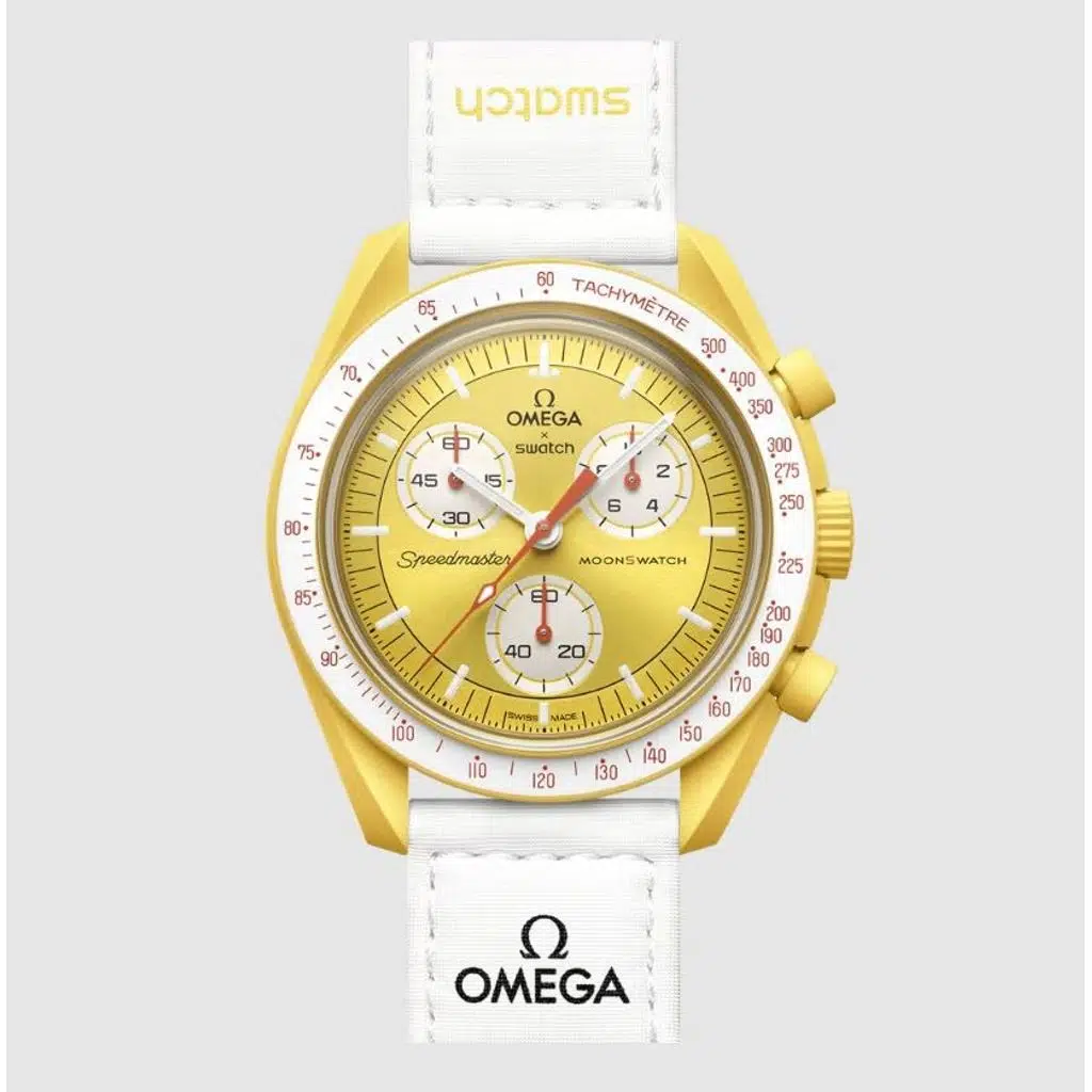 Omega X Swatch Bioceramic Moonswatch Mission To The Sun Kol Saati