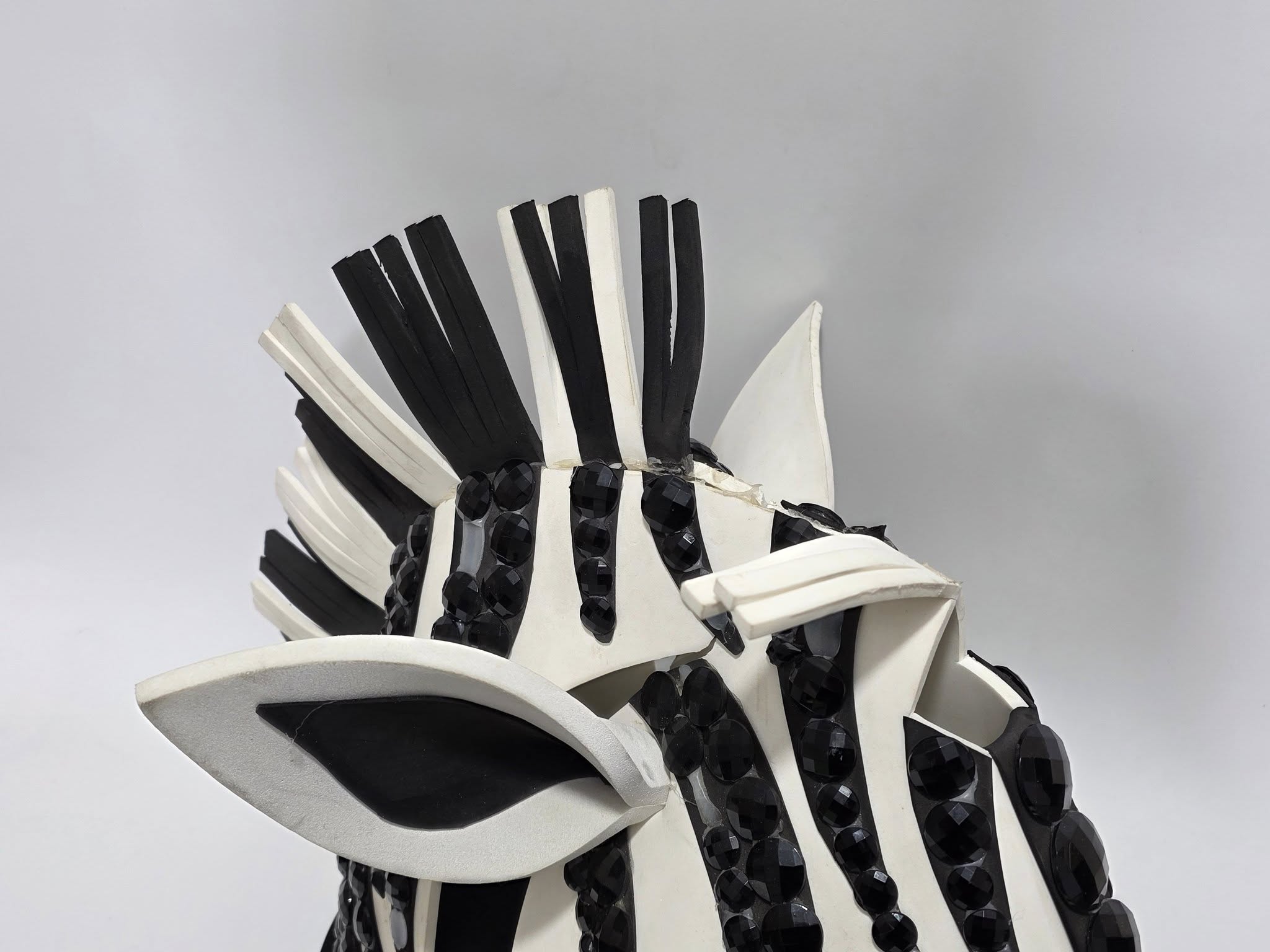 Orman Partisi için Zebra Kafası Cosplay Kostüm 65x50x35cm Orman Partisi için Zebra Kafası Cosplay Kostüm 65x50x35cm
