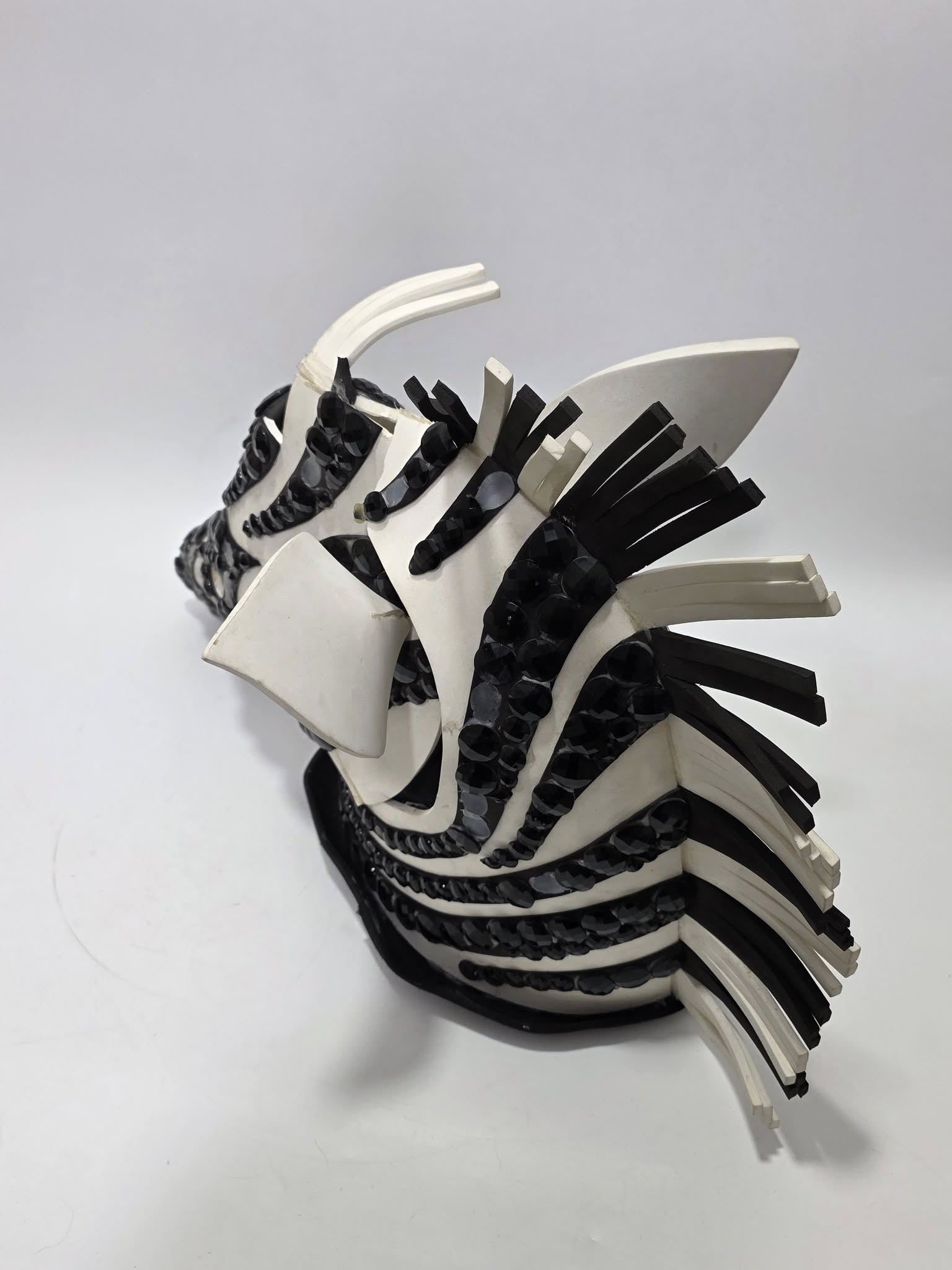 Orman Partisi için Zebra Kafası Cosplay Kostüm 65x50x35cm Orman Partisi için Zebra Kafası Cosplay Kostüm 65x50x35cm