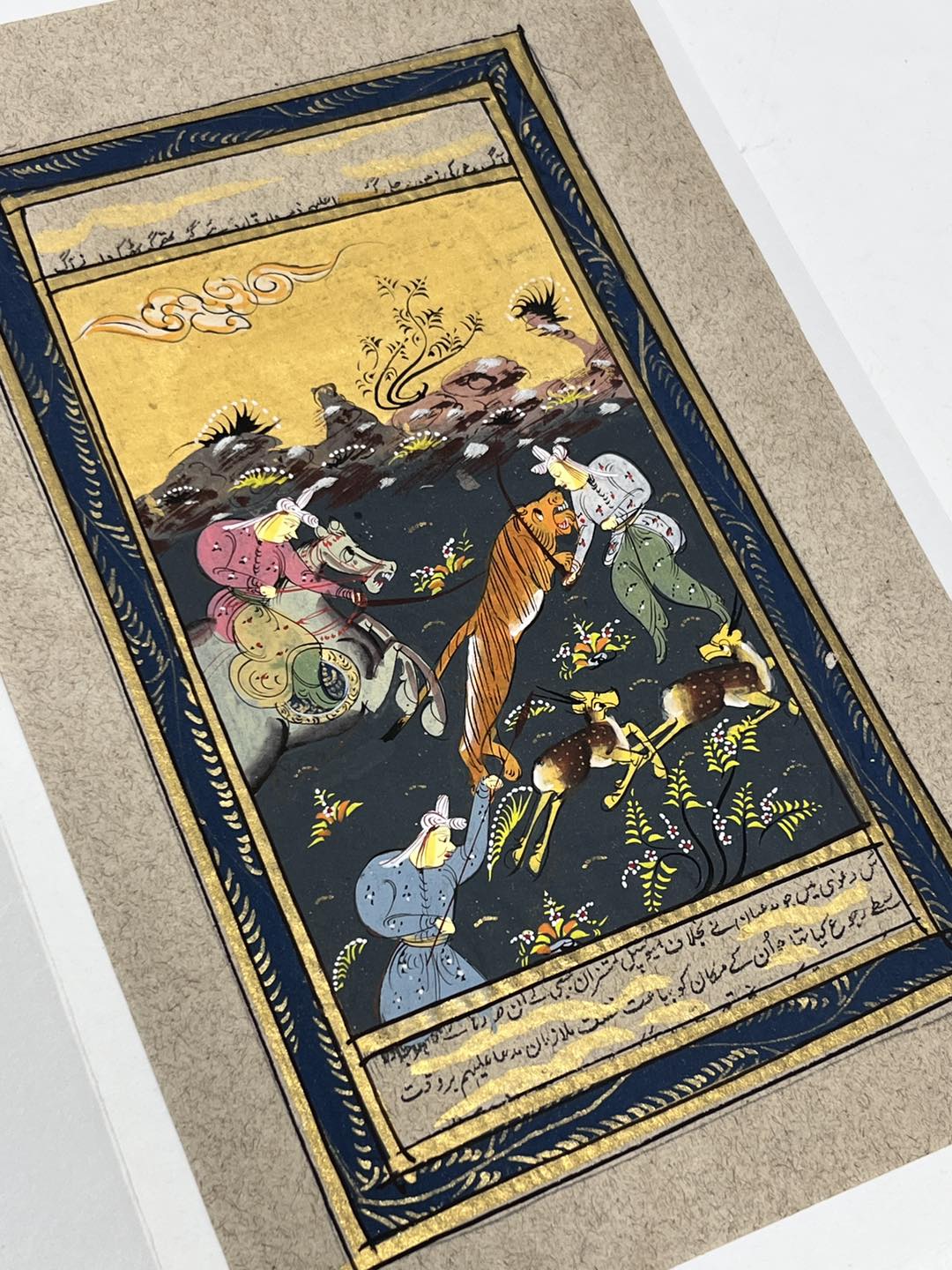 Ormanın Savaşçıları Adlı El Yapımı Minyatür Resim 20,5x12 cm Ormanın Savaşçıları Adlı El Yapımı Minyatür Resim 20,5x12 cm