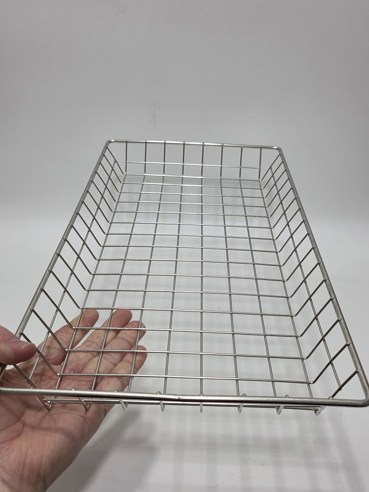 Paslanmaz Çelik Metal Sepet 49,5x25,5x4,5cm (1 Adet) Paslanmaz Çelik Metal Sepet 49,5x25,5x4,5cm (1 Adet)