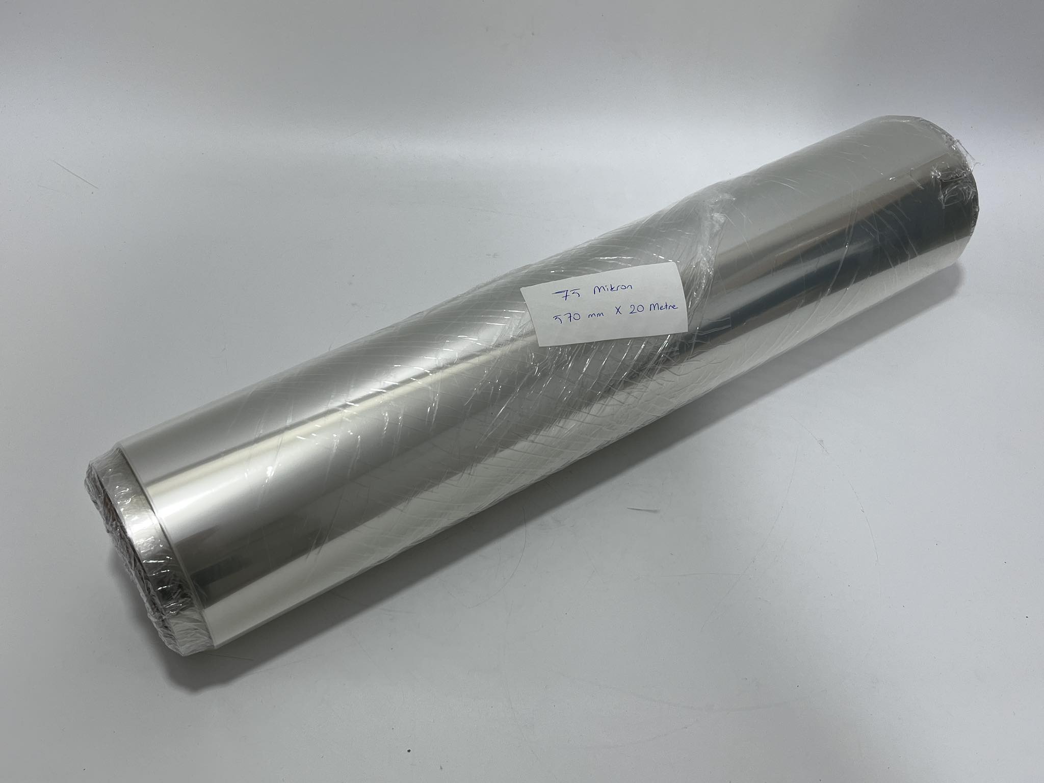 Pet Film 75 Mikron 570mm x 20metre Pet Film 75 Mikron 570mm x 20metre