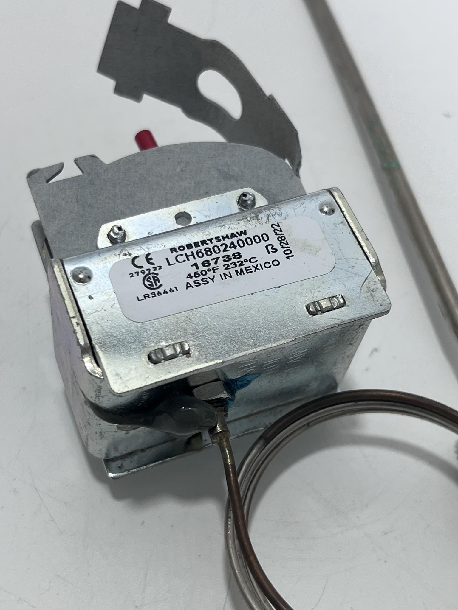 Robertshaw LCH680240000 Endüstriyel Fritöz Emniyet Termostatı Robertshaw LCH680240000 Endüstriyel Fritöz Emniyet Termostatı