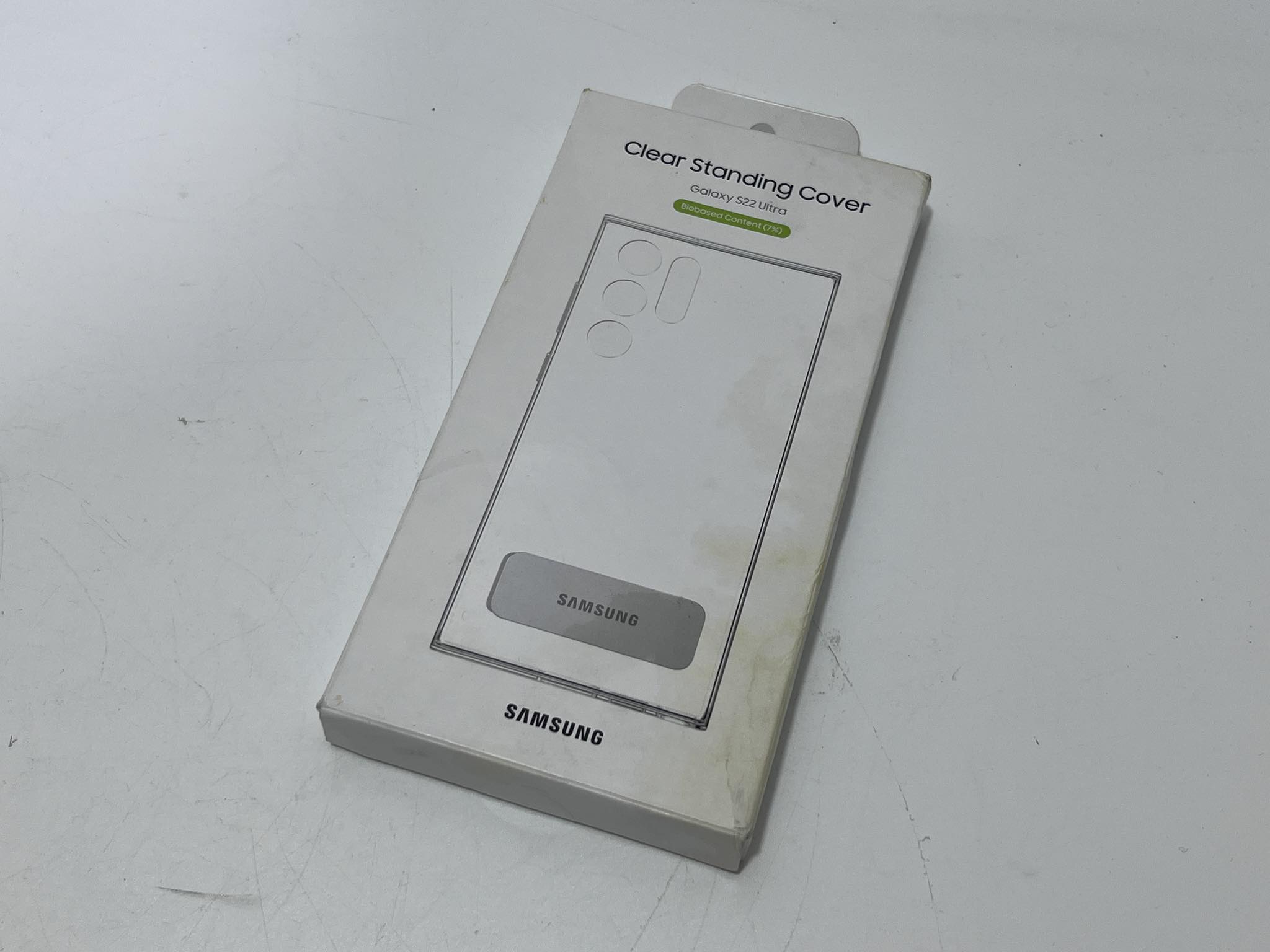 Samsung S22 Ultra Standlı Şeffaf Kılıf EF-JS908 Samsung S22 Ultra Standlı Şeffaf Kılıf EF-JS908