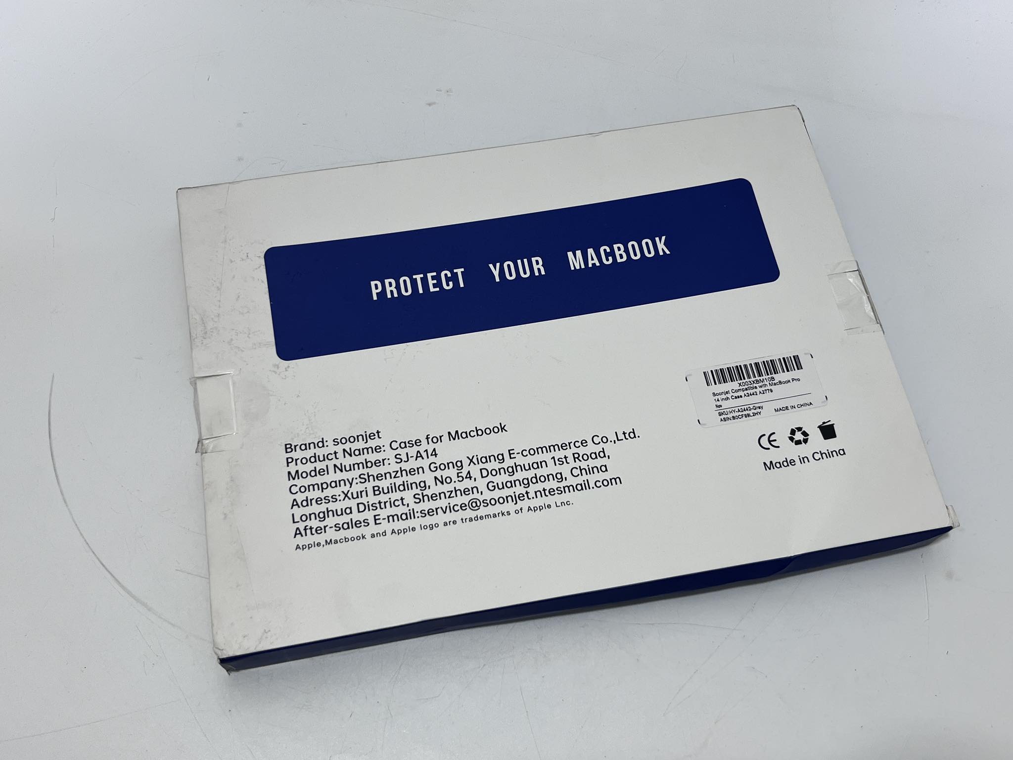 Soonjet Macbook Pro A2442 A2779 Uyumlu Mat Kılıf Soonjet Macbook Pro A2442 A2779 Uyumlu Mat Kılıf