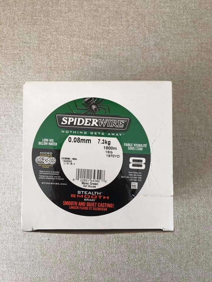 Spiderwire Stealth-Braid Serisi 8 Örgü İp Misina 0,08mm 1800m