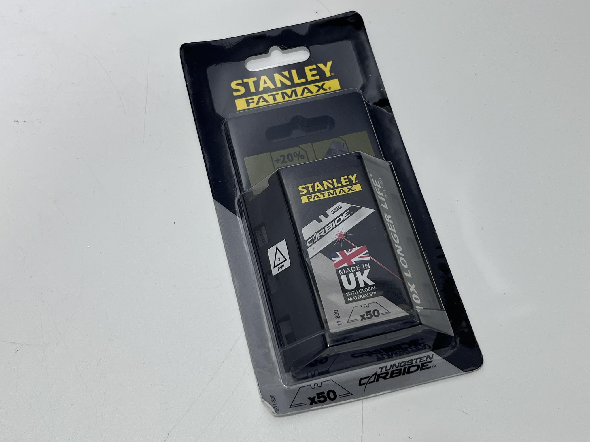 Stanley FatMax Tungsten Karbür 50li Rötuş Maket Bıçağı Yedeği 8-11-800 Stanley FatMax Tungsten Karbür 50li Rötuş Maket Bıçağı Yedeği 8-11-800