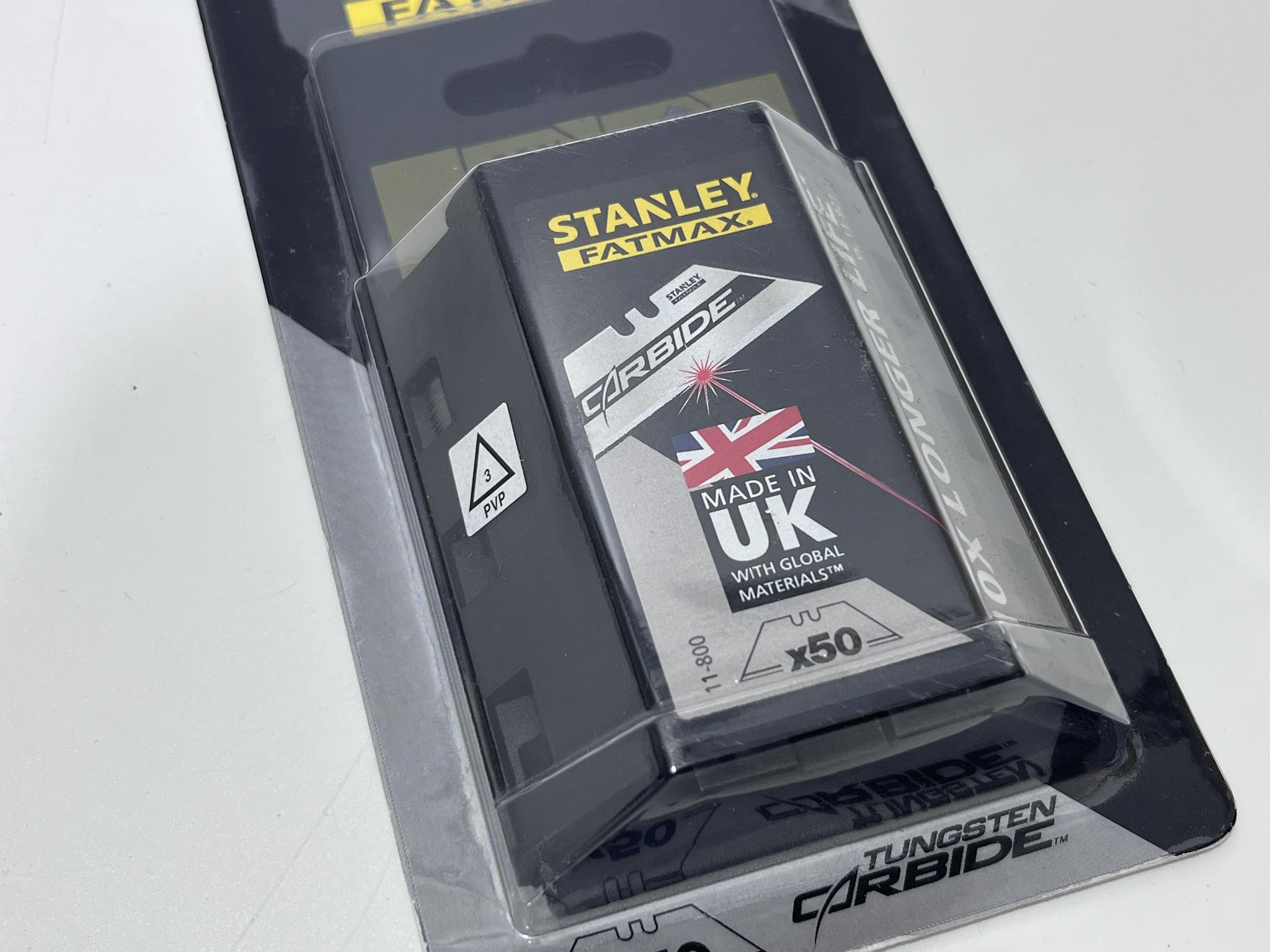 Stanley FatMax Tungsten Karbür 50li Rötuş Maket Bıçağı Yedeği 8-11-800 Stanley FatMax Tungsten Karbür 50li Rötuş Maket Bıçağı Yedeği 8-11-800
